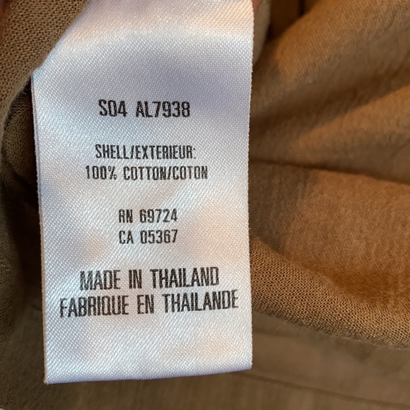 Vintage Columbia button down blouse scoop neck L - Picture 8 of 12